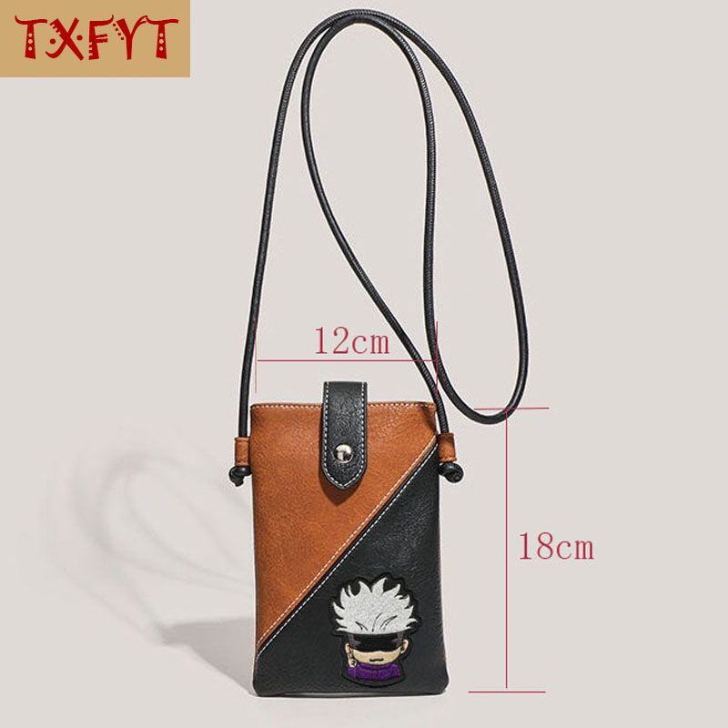 Travel Accessories And Bags - จูจุสึไคเซ็น โกโจ ซาโตรุ PU กระเป๋าใส่โทรศัพท์มือถือขนาดเล็กกระเป๋าเดินทางกระเป๋าสะพายข้างลำลองกระเป๋าของขวัญวันเกิด