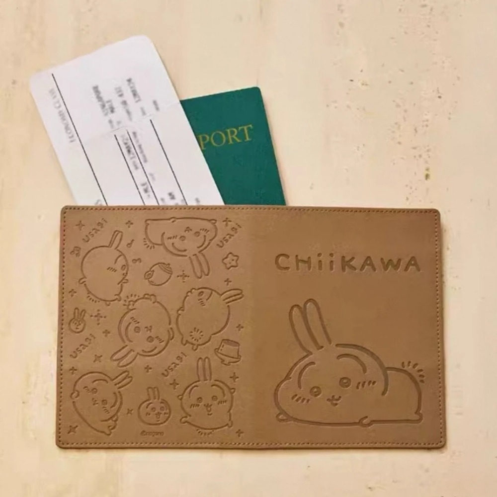 Travel Accessories For Japan - ป้ายติดกระเป๋าหนังลายการ์ตูนน่ารัก ปั๊มลายทอง ชิคคาวะ อุซากิ ฮาจิวาระ ของใหม่