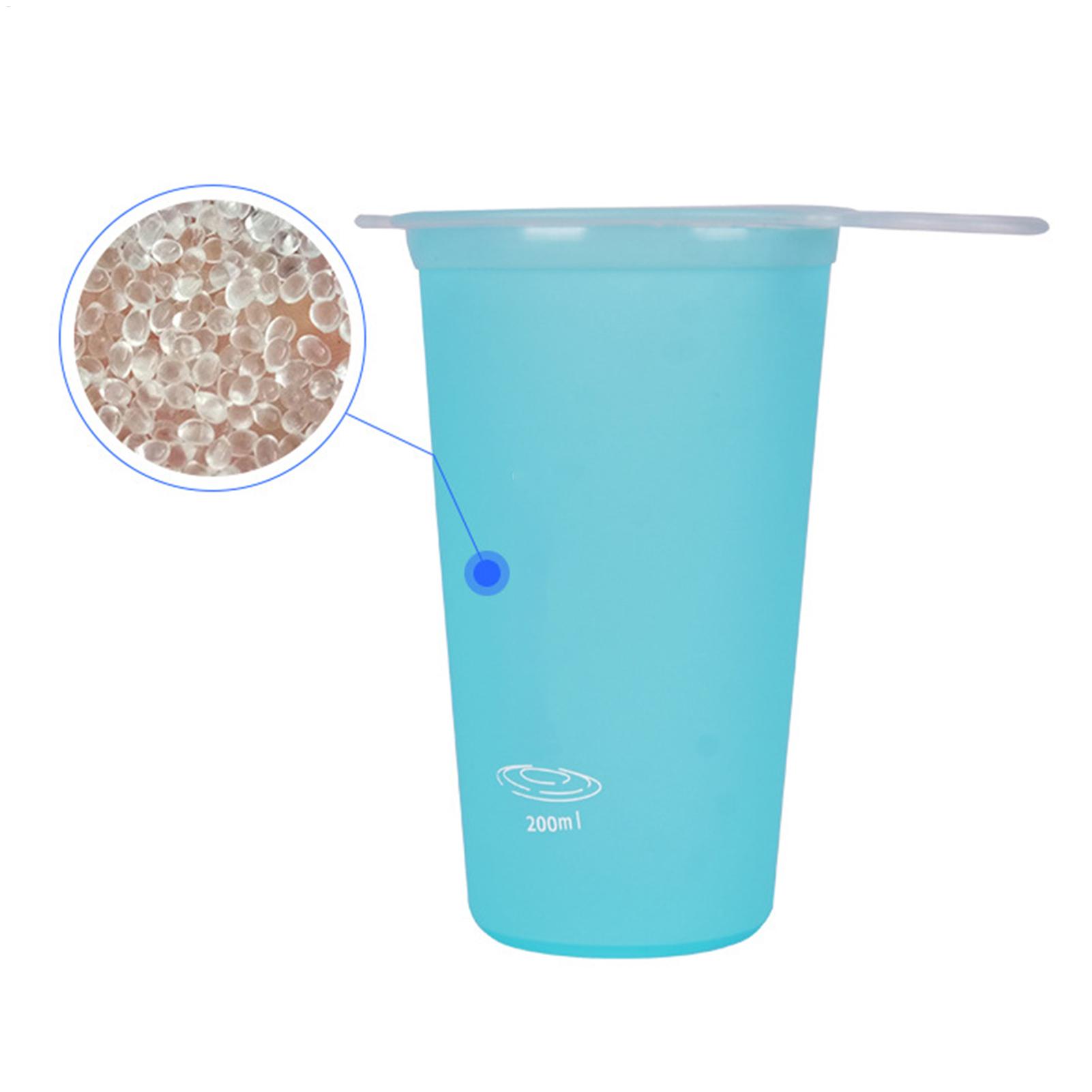 Water Bottle Collapsible - ถ้วยน้ำ TPU แบบนิ่ม พับได้ ขวดน้ำสำหรับเล่นกีฬา ถ้วยน้ำพับได้สำหรับกิจกรรมกลางแจ้ง