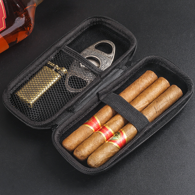 Travel Accessories Holder - กระเป๋าใส่ซิการ์แบบพกพา 1 ชิ้น ทำจากวัสดุ EVA น้ำหนักเบา