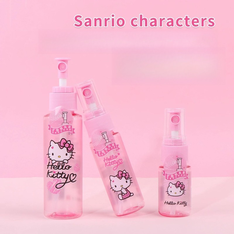 Travel Accessories For Japan - ขวดสเปรย์ซานริโอ เฮลโล คิตตี้น่ารัก แบบเติมได้ ขนาดพกพา การ์ตูนอนิเมะ