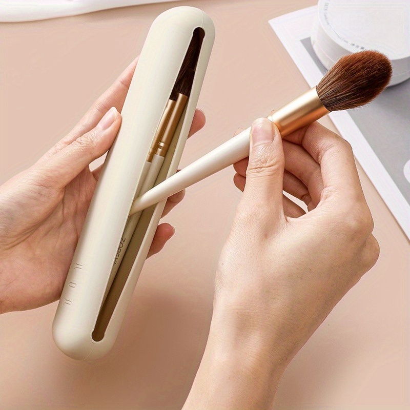 Travel Accessories Holder - กระเป๋าแต่งหน้าแปรงแต่งหน้ากระเป๋าเครื่องสําอางOrganizerผู้ถือกระเป๋าเดินทางแปรงแปรงซิลิคอนPorta Caneta