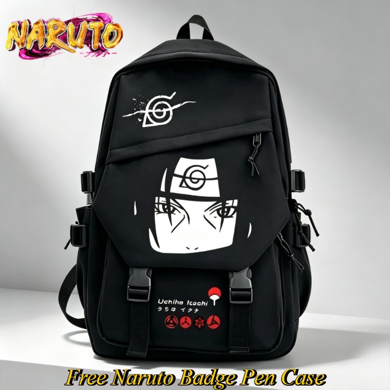 Travel Accessories For Japan - กระเป๋าเป้การ์ตูนนารูโตะ กระเป๋านักเรียนสองมิติ กระเป๋าเก็บของพกพา กระเป๋าเดินทางคอมพิวเตอร์ อุปกรณ์เสริมอนิเมชั่น ขายส่ง