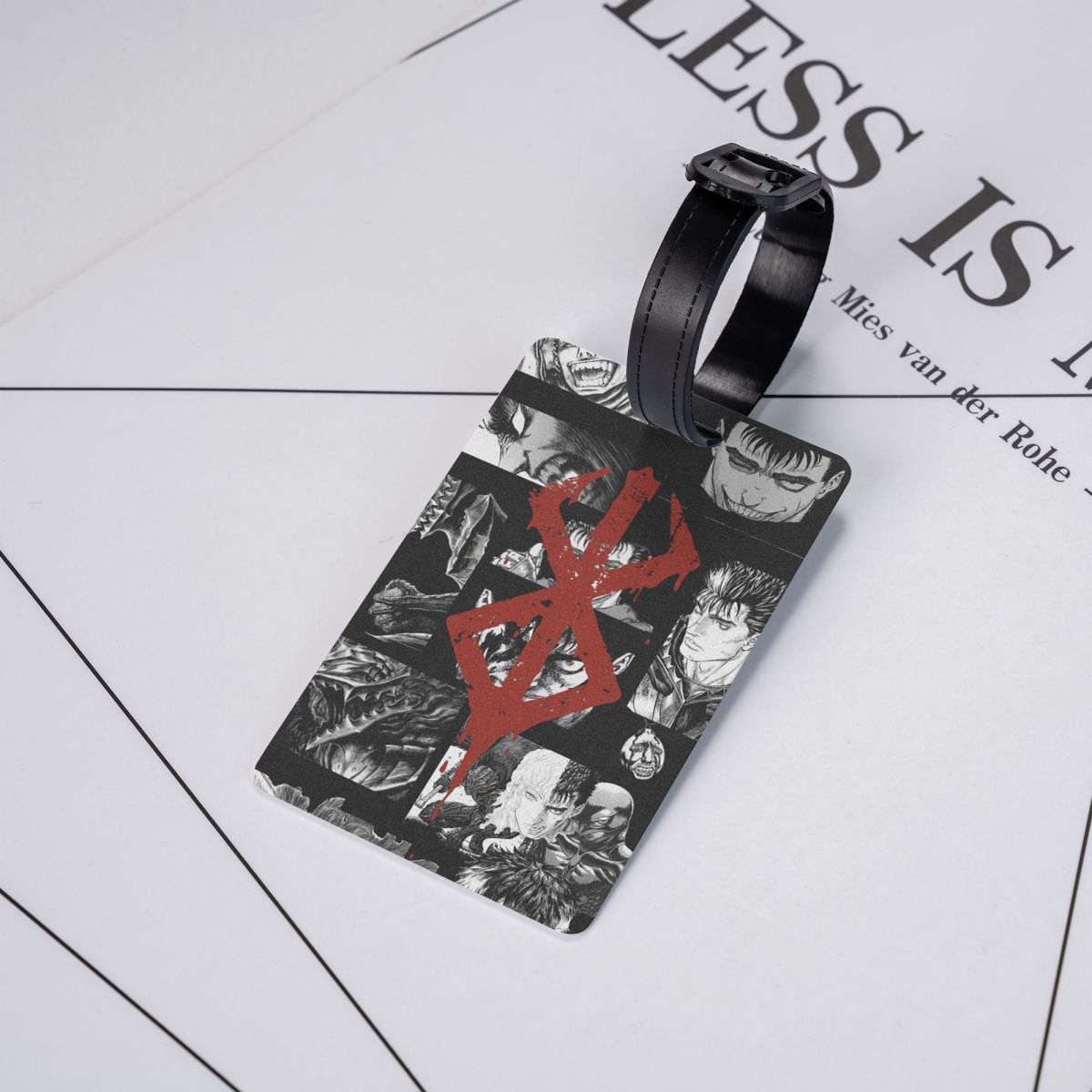 Travel Accessories For Japan - ป้ายติดกระเป๋าเดินทางลายการ์ตูนญี่ปุ่น Berserk ตัวละครนักดาบ Guts อุปกรณ์เสริมกระเป๋าเดินทาง ป้ายติดกระเป๋าเดินทาง