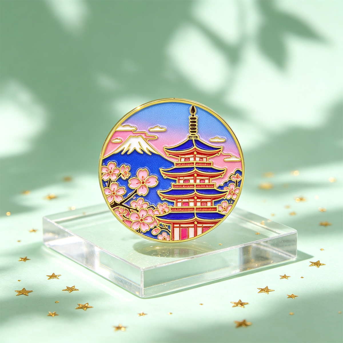 เข็มกลัดเคลือบลายดอกซากุระญี่ป - Travel Accessories For Japan บทวิจารณ์และราคา