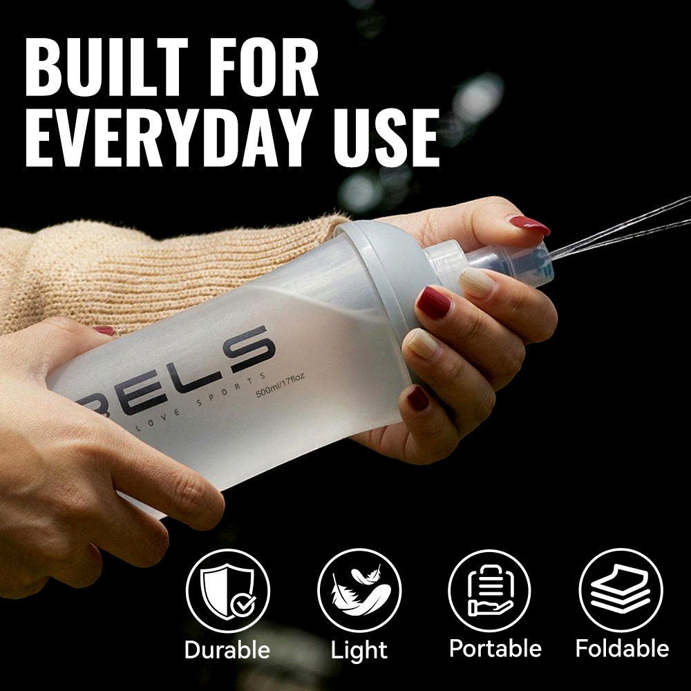 ขวดน้ำ WRELS 190 มล. 250 มล. 3 - Water Bottle Collapsible บทวิจารณ์และราคา
