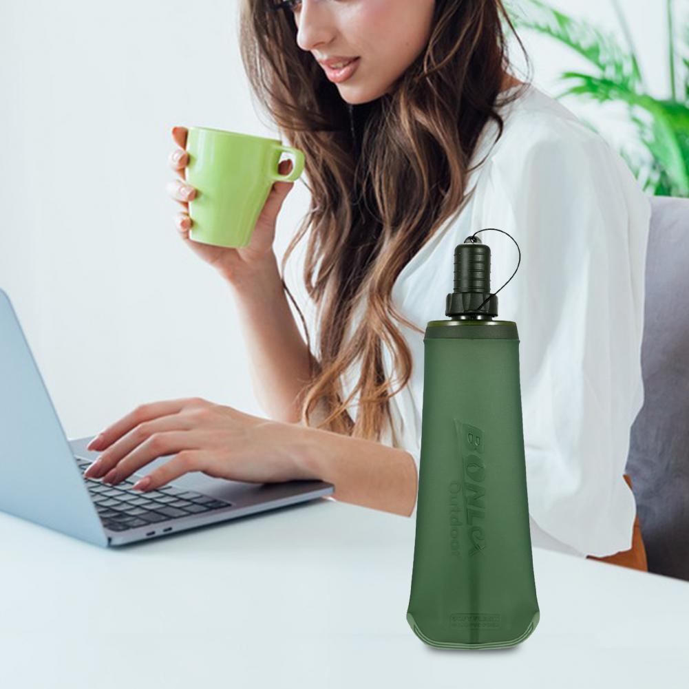 ขวดน้ำพับได้250/500มล. กระติกน - Water Bottle Collapsible บทวิจารณ์และราคา