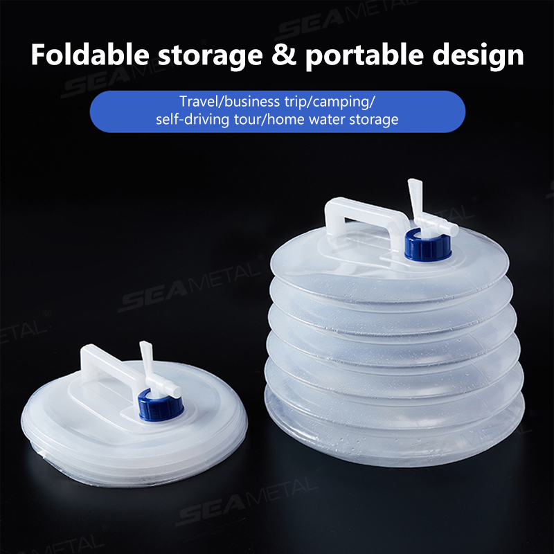 ถังน้ำพับได้ SEAMETAL 5L-15L ส - Water Bottle Collapsible บทวิจารณ์และราคา