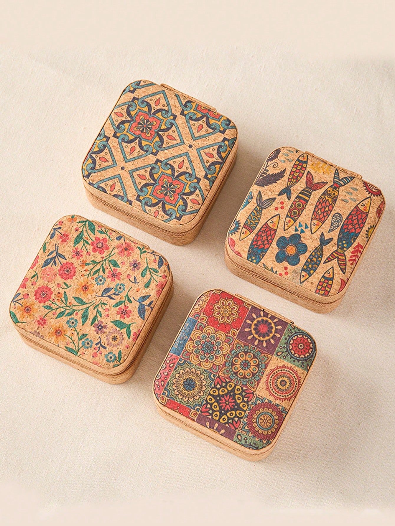 กล่องเก็บเครื่องประดับลายโบฮีเ - Travel Accessories Box บทวิจารณ์และราคา