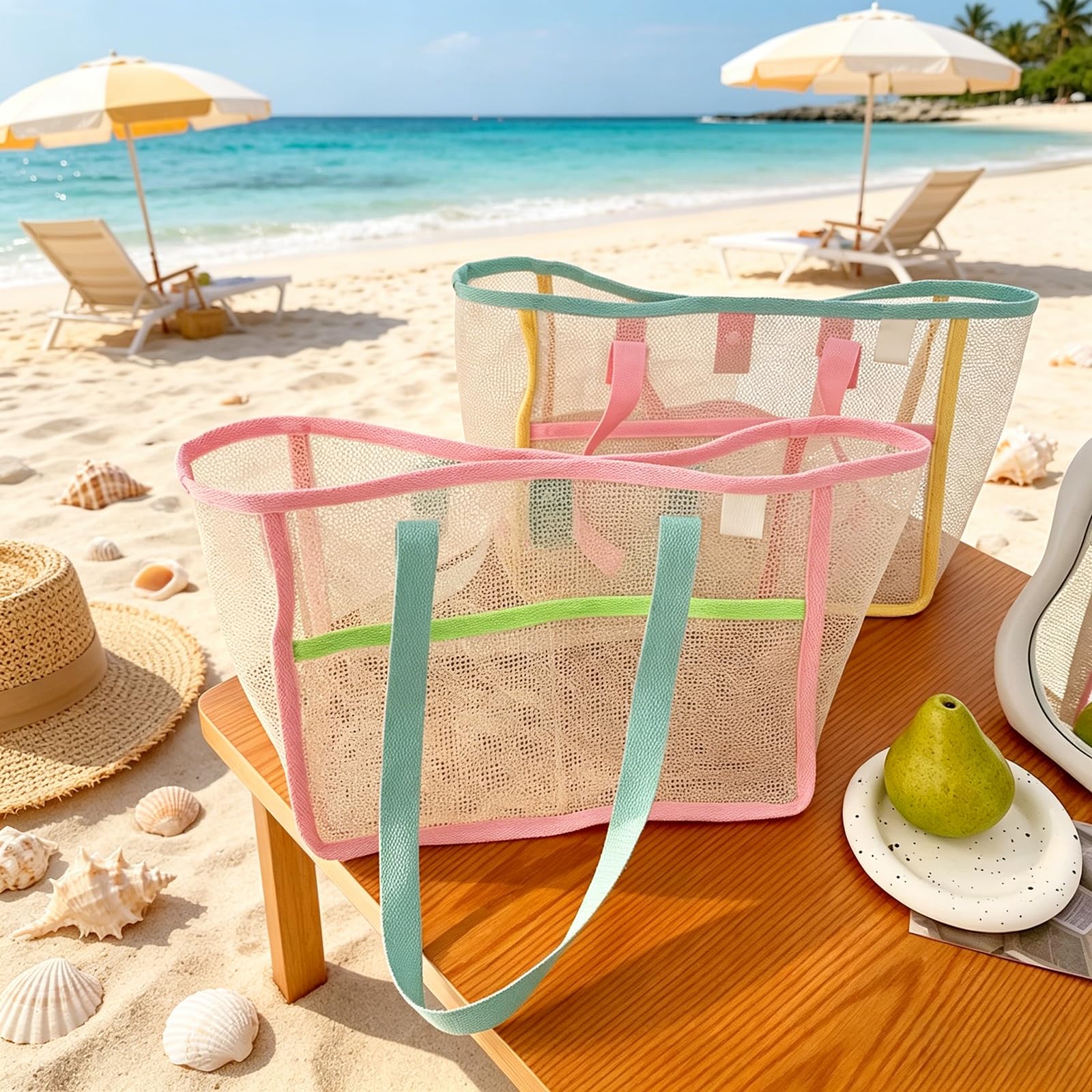 กระเป๋าชายหาดสำหรับผู้หญิง กระ - Travel Accessories And Bags บทวิจารณ์และราคา