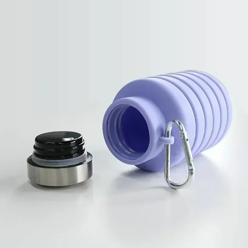 ขวดน้ำแบบพับได้, ขวดซิลิโคนพับ - Water Bottle Collapsible บทวิจารณ์และราคา