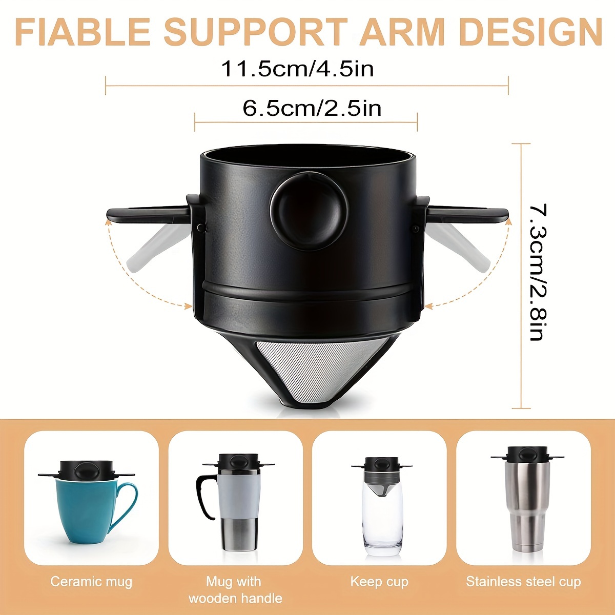 ที่กรองกาแฟแบบพกพาตัวกรองเครื่ - Water Bottle Collapsible บทวิจารณ์และราคา